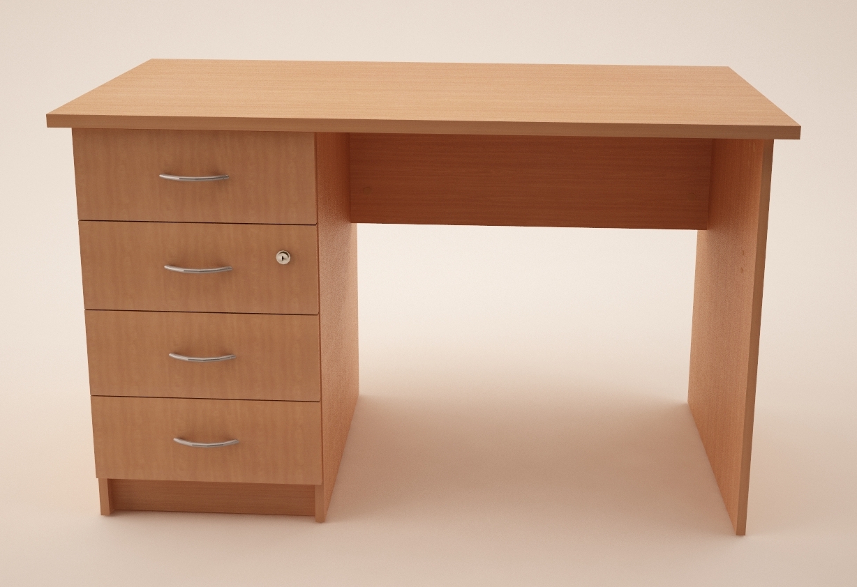 Kirjutuslaud 4 sahtliga - 120x80x75cm