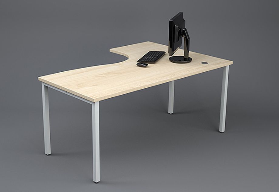 Kontorilaud Premium - 175x120/80x75cm